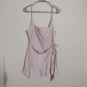 Princess Polly pink wrap dress